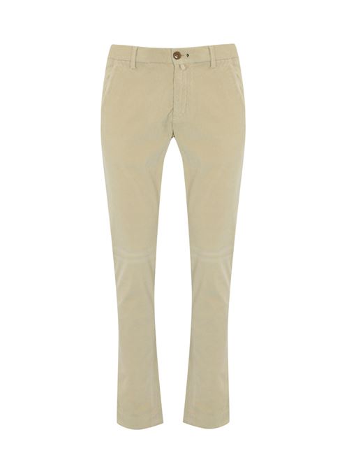 Pantalone Mantova in cotone di velluto beige HAND PICKED | MANTOVA 02077407